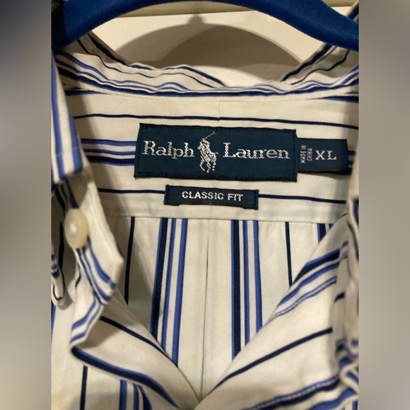 Men’s Ralph Lauren (blue label) Polo classic fit striped button down shirt - Picture 3 of 3